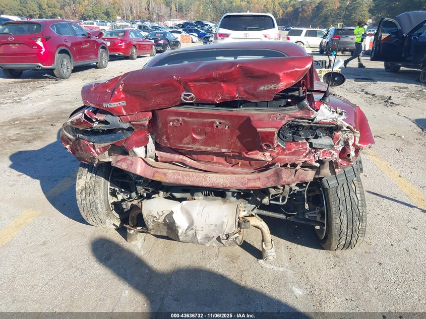 2008 Mazda Mx-5 VIN JM1NC26F580151237 IAAI salvage auction — ROLLOVER, Salvage (Georgia), sold $275 on 2026-07-22 (photo 6)
