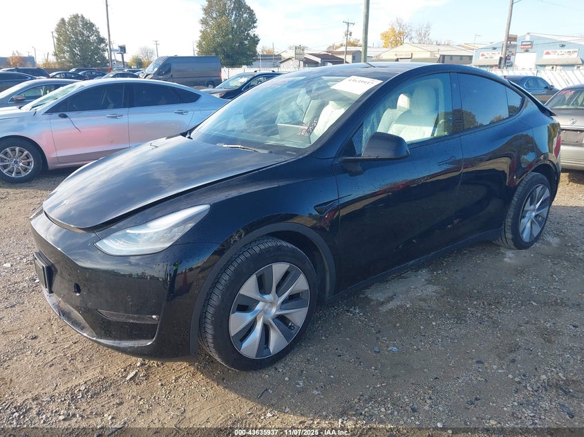 2021 Tesla Model y VIN 5YJYGDEE6MF258413 IAAI salvage auction — REAR END, Other, sold $11,200 on 2026-07-14 (photo 2)