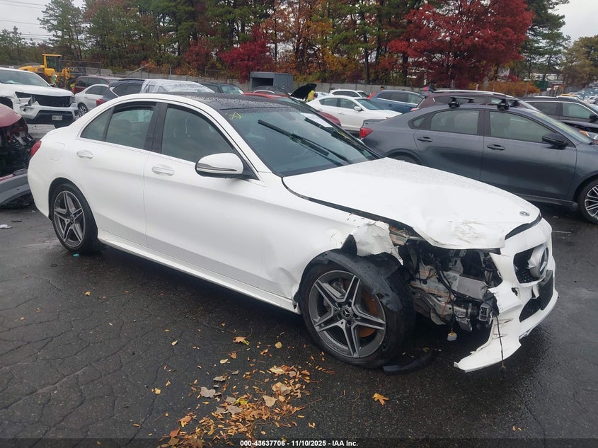 2021 Mercedes-benz C-klasse VIN W1KWF8EB7MR647844 IAAI salvage auction — FRONT END, Salvage Title, sold $8,000 on 2026-08-06 (photo 1)