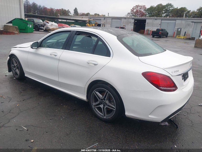 2021 Mercedes-benz C-klasse VIN W1KWF8EB7MR647844 IAAI salvage auction — FRONT END, Salvage Title, sold $8,000 on 2026-08-06 (photo 3)