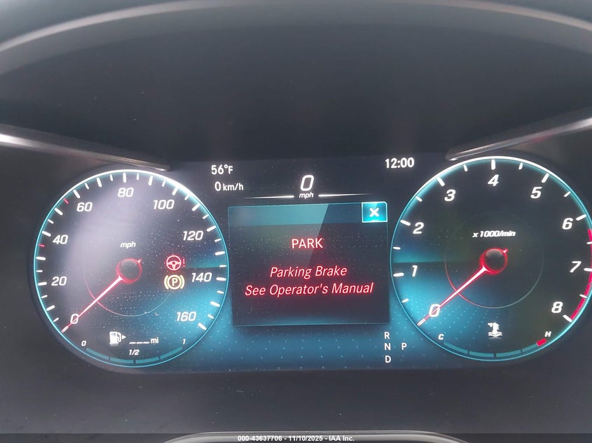 2021 Mercedes-benz C-klasse VIN W1KWF8EB7MR647844 IAAI salvage auction — FRONT END, Salvage Title, sold $8,000 on 2026-08-06 (photo 7)