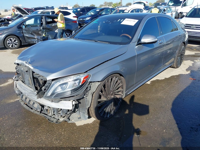 2014 Mercedes-benz S-klasse VIN WDDUG8CB0EA062871 IAAI salvage auction — FRONT END, Salvage Title, sold $4,800 on 2026-08-12 (photo 2)