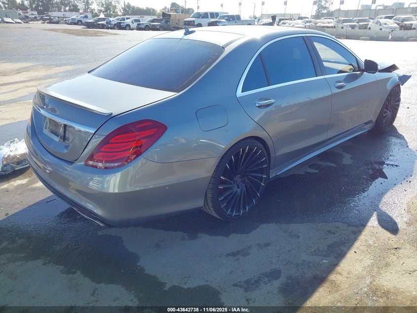 2014 Mercedes-benz S-klasse VIN WDDUG8CB0EA062871 IAAI salvage auction — FRONT END, Salvage Title, sold $4,800 on 2026-08-12 (photo 4)