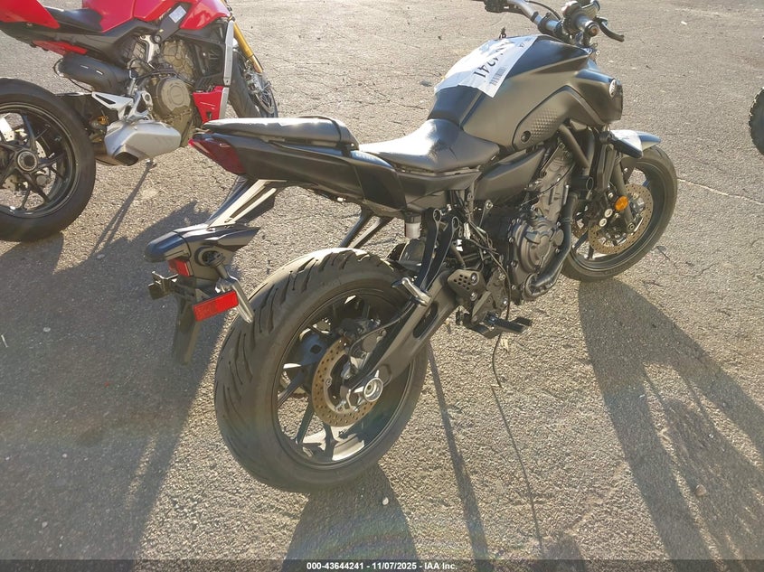 2024 Yamaha Mt07 VIN JYARM32E3RA009879 IAAI salvage auction — FRONT END, Salvage (New Jersey), sold $2,000 on 2026-08-27 (photo 4)