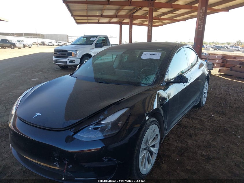 2021 Tesla Model 3 VIN 5YJ3E1EA4MF987859 IAAI salvage auction — LEFT FRONT, Other, sold $14,800 on 2026-07-14 (photo 2)