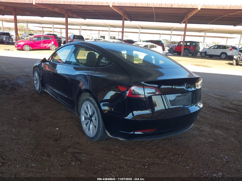 2021 Tesla Model 3 VIN 5YJ3E1EA4MF987859 IAAI salvage auction — LEFT FRONT, Other, sold $14,800 on 2026-07-14 (photo 3)