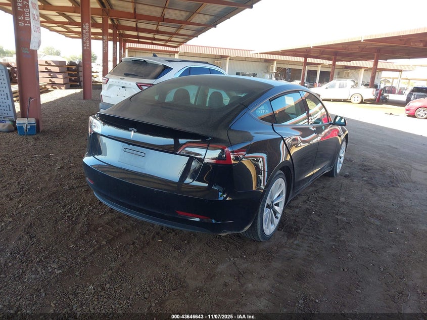 2021 Tesla Model 3 VIN 5YJ3E1EA4MF987859 IAAI salvage auction — LEFT FRONT, Other, sold $14,800 on 2026-07-14 (photo 4)