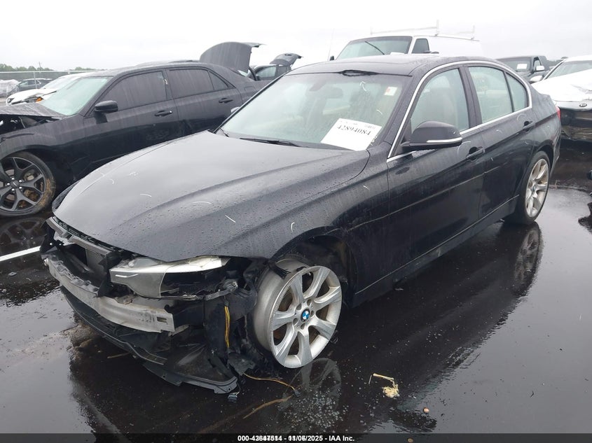2015 BMW 3er VIN WBA3A5G52FNP35287 IAAI salvage auction — RIGHT FRONT, Salvage (North Carolina), sold $650 on 2026-08-05 (photo 2)