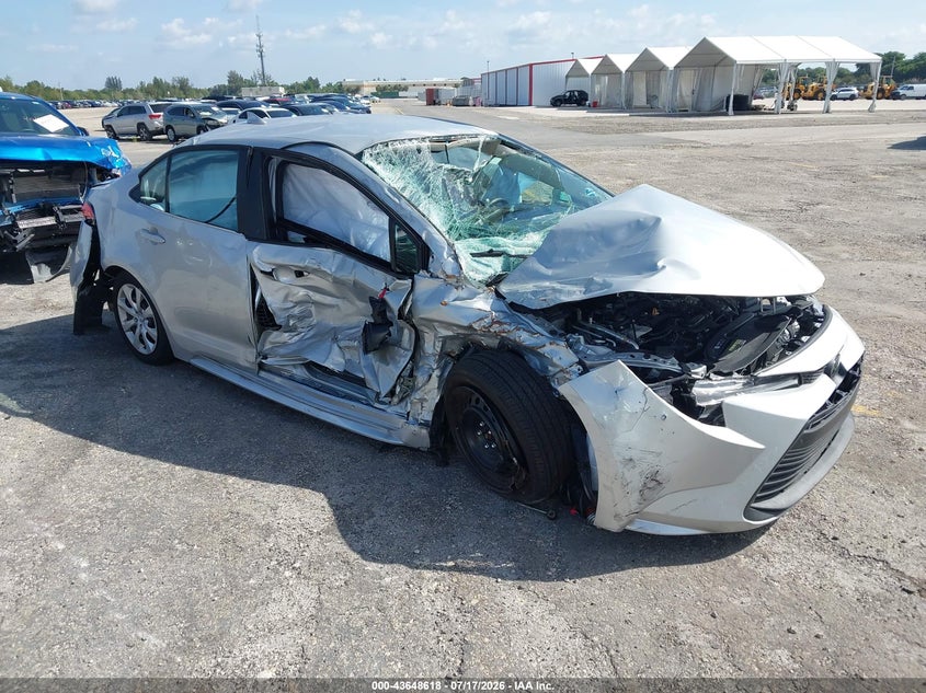 2025 Toyota Corolla VIN 5YFB4MDE7SP289896 IAAI salvage auction — ALL OVER, Certificate Of Destruction (Florida), sold $25 on 2026-07-23 (photo 1)