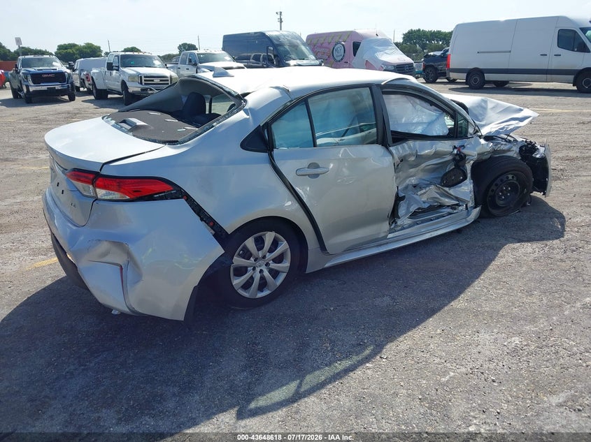 2025 Toyota Corolla VIN 5YFB4MDE7SP289896 IAAI salvage auction — ALL OVER, Certificate Of Destruction (Florida), sold $25 on 2026-07-23 (photo 4)