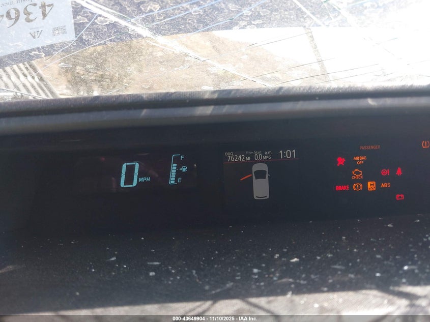 2014 Toyota Prius c VIN JTDKDTB36E1561620 IAAI salvage auction — ROLLOVER, Salvage (California), sold $25 on 2026-07-14 (photo 7)