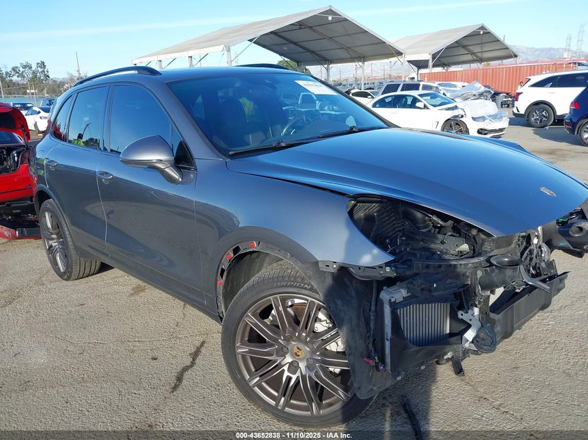 2017 Porsche Cayenne VIN WP1AB2A2XHLA50276 IAAI salvage auction — FRONT END, Salvage (California), sold $8,500 on 2026-07-22 (photo 1)