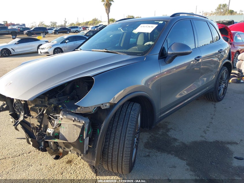 2017 Porsche Cayenne VIN WP1AB2A2XHLA50276 IAAI salvage auction — FRONT END, Salvage (California), sold $8,500 on 2026-07-22 (photo 2)
