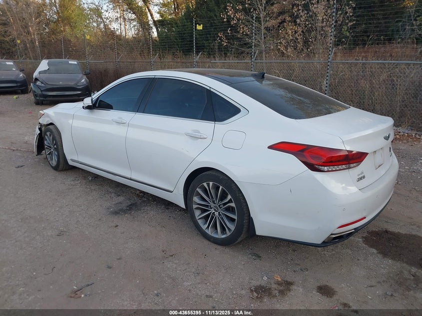 2015 Hyundai Genesis VIN KMHGN4JE7FU085238 IAAI salvage auction — FRONT END, Clear (Oklahoma), sold $1,050 on 2026-07-29 (photo 3)