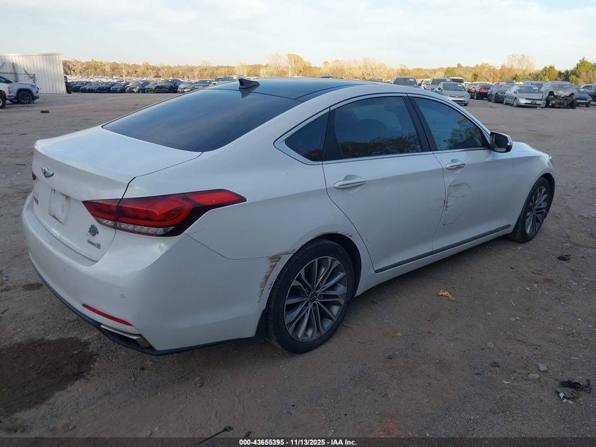 2015 Hyundai Genesis VIN KMHGN4JE7FU085238 IAAI salvage auction — FRONT END, Clear (Oklahoma), sold $1,050 on 2026-07-29 (photo 4)