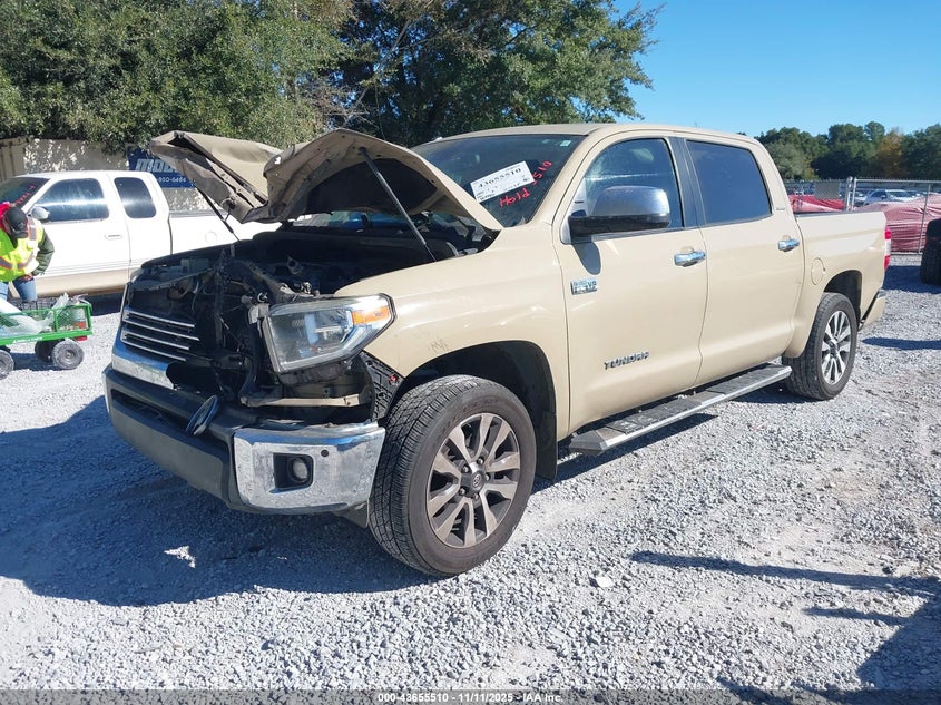 2018 Toyota Tundra VIN 5TFFY5F19JX236137 IAAI salvage auction — FRONT END, Rebuildable (Florida), sold $6,950 on 2026-07-16 (photo 2)