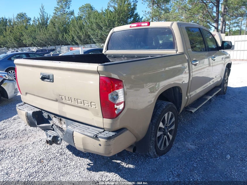 2018 Toyota Tundra VIN 5TFFY5F19JX236137 IAAI salvage auction — FRONT END, Rebuildable (Florida), sold $6,950 on 2026-07-16 (photo 4)