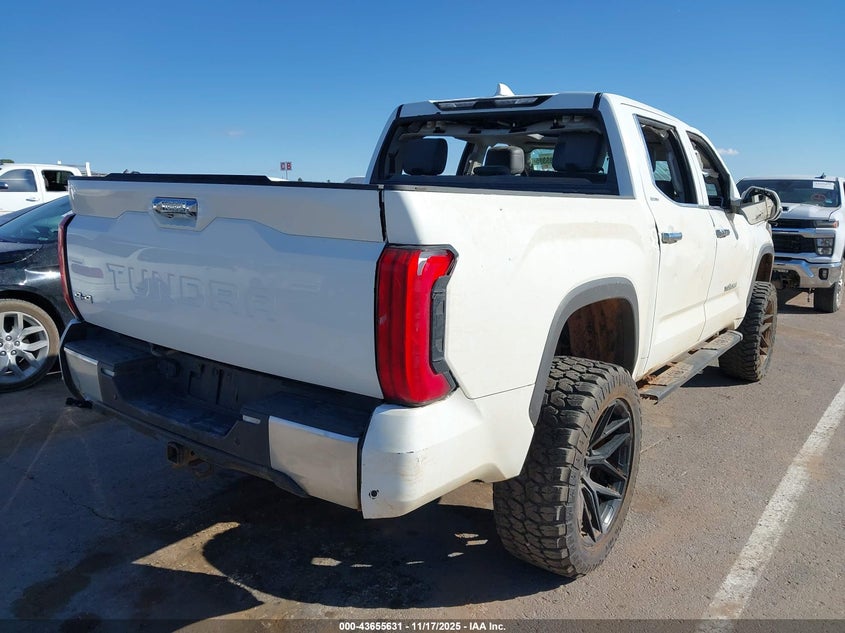 2024 Toyota Tundra VIN 5TFJA5DB2RX134278 IAAI salvage auction — THEFT, Salvage (Texas), sold $8,100 on 2026-07-30 (photo 4)