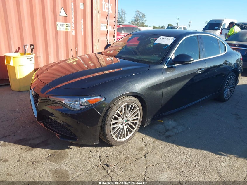 2017 Alfa romeo Giulia VIN ZARFAECN0H7528237 IAAI salvage auction — UNKNOWN, Salvage (California), sold $1,550 on 2026-07-29 (photo 2)