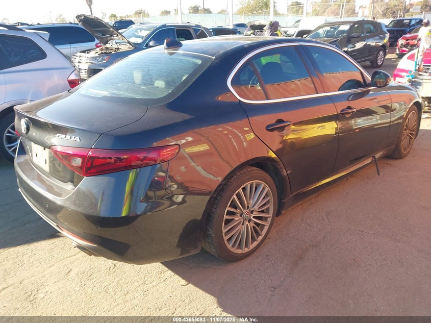 2017 Alfa romeo Giulia VIN ZARFAECN0H7528237 IAAI salvage auction — UNKNOWN, Salvage (California), sold $1,550 on 2026-07-29 (photo 4)