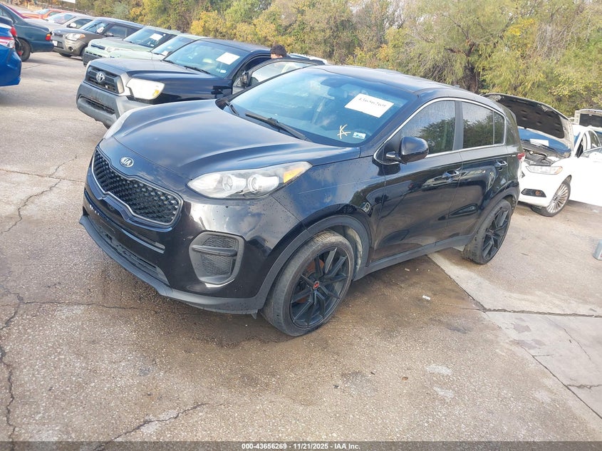 2017 Kia Sportage VIN KNDPM3AC2H7032271 IAAI salvage auction — NORMAL WEAR, Salvage Title, sold $2,050 on 2026-07-13 (photo 2)