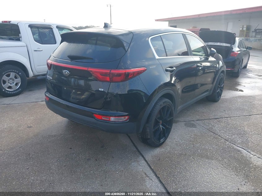 2017 Kia Sportage VIN KNDPM3AC2H7032271 IAAI salvage auction — NORMAL WEAR, Salvage Title, sold $2,050 on 2026-07-13 (photo 4)