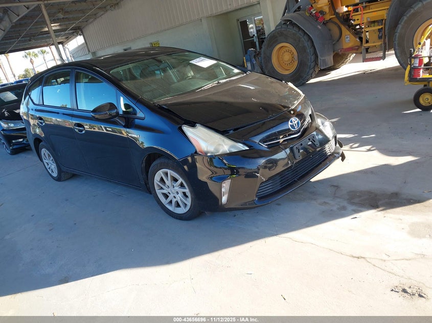 2012 Toyota Prius v VIN JTDZN3EU7C3079174 IAAI salvage auction — FRONT END, Other, sold $1,300 on 2026-07-15 (photo 1)