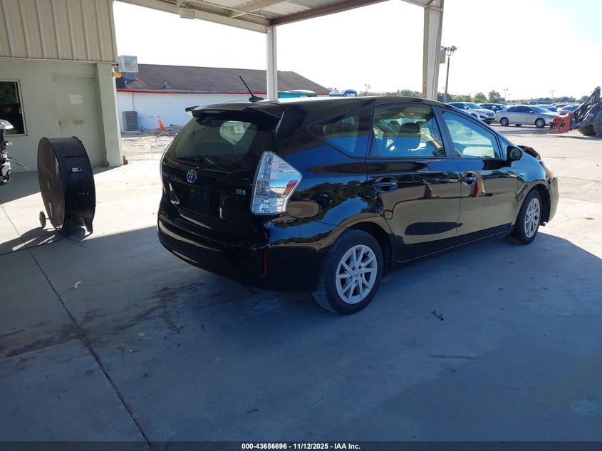 2012 Toyota Prius v VIN JTDZN3EU7C3079174 IAAI salvage auction — FRONT END, Other, sold $1,300 on 2026-07-15 (photo 4)
