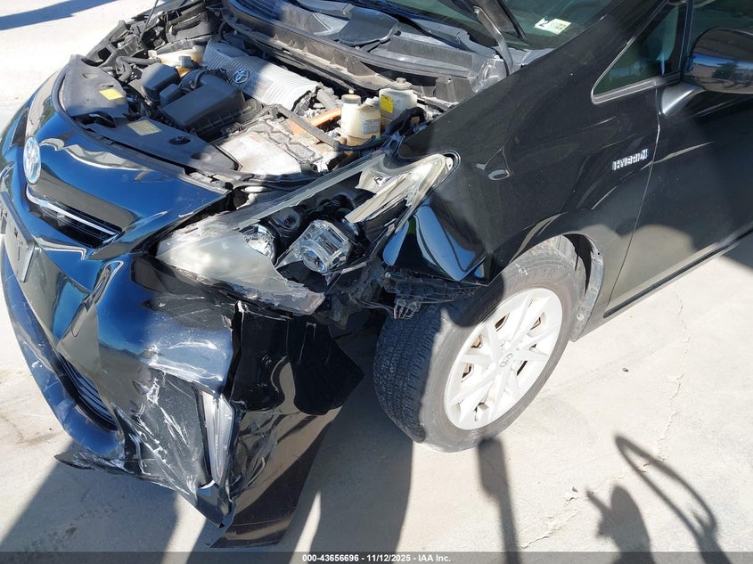 2012 Toyota Prius v VIN JTDZN3EU7C3079174 IAAI salvage auction — FRONT END, Other, sold $1,300 on 2026-07-15 (photo 6)