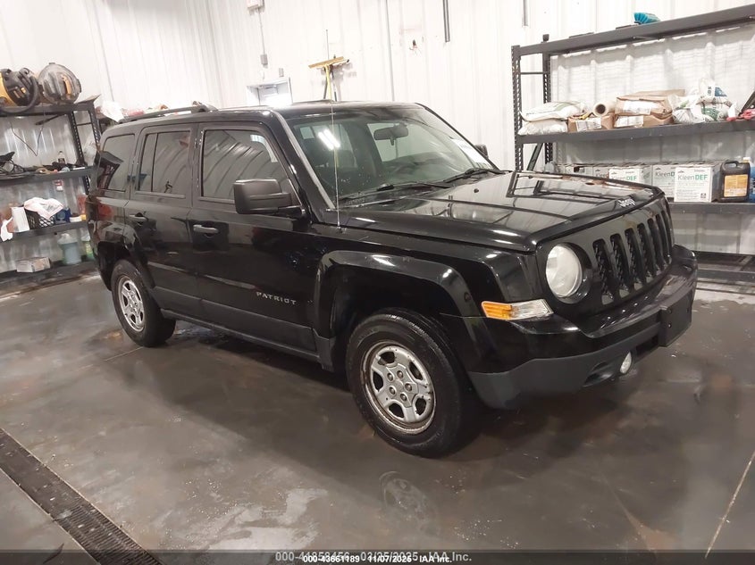 2014 Jeep Patriot VIN 1C4NJRBB1ED688158 IAAI salvage auction — LEFT SIDE, Certificate Of Title (Nebraska), sold $575 on 2026-07-09 (photo 1)