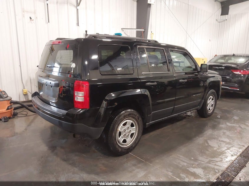 2014 Jeep Patriot VIN 1C4NJRBB1ED688158 IAAI salvage auction — LEFT SIDE, Certificate Of Title (Nebraska), sold $575 on 2026-07-09 (photo 4)