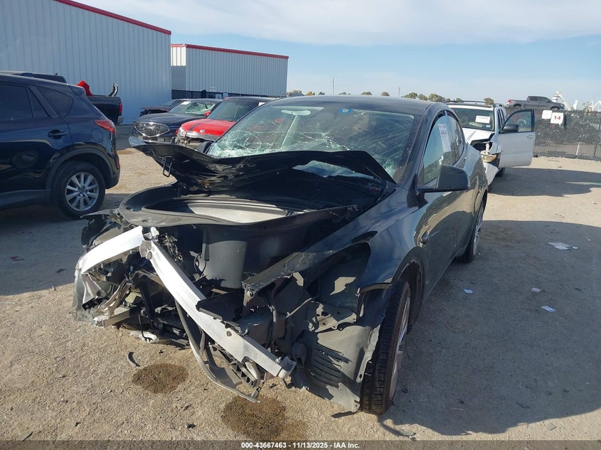 2023 Tesla Model y VIN 7SAYGDEE9PA151523 IAAI salvage auction — FRONT END, Salvage (Texas), sold $6,500 on 2026-07-16 (photo 2)