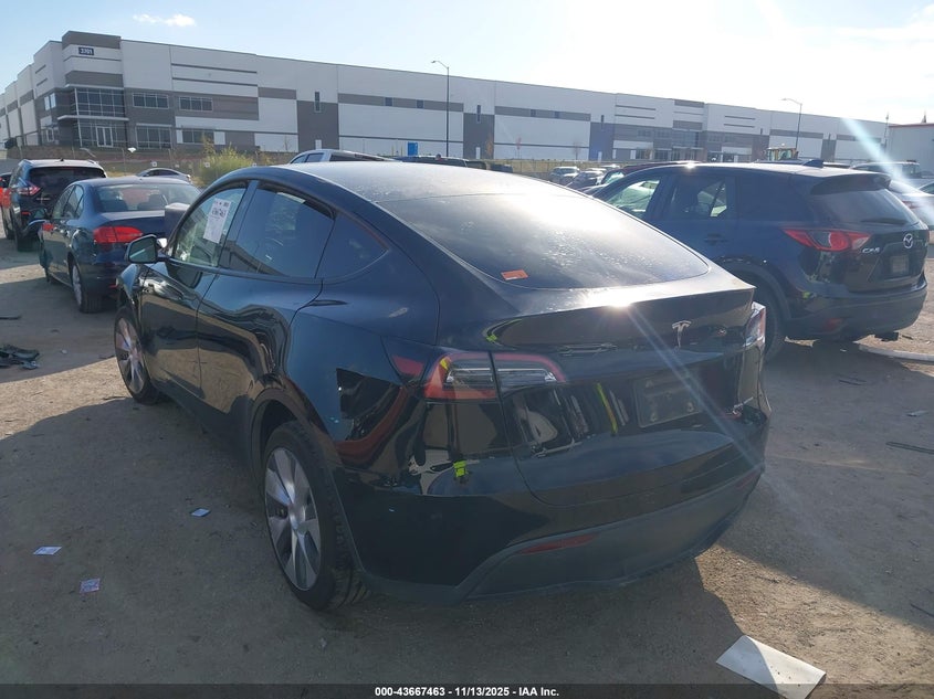 2023 Tesla Model y VIN 7SAYGDEE9PA151523 IAAI salvage auction — FRONT END, Salvage (Texas), sold $6,500 on 2026-07-16 (photo 3)