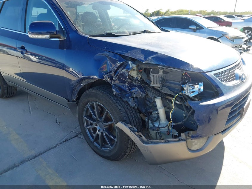 2007 Hyundai Veracruz VIN KM8NU13C97U028108 IAAI salvage auction — RIGHT FRONT, Salvage (Texas), sold $275 on 2026-07-06 (photo 6)