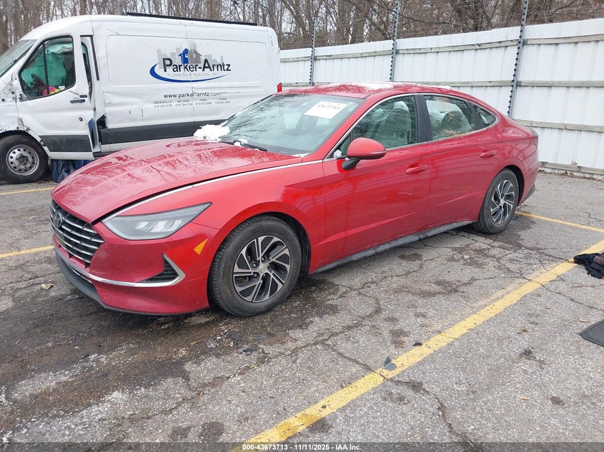 2021 Hyundai Sonata VIN KMHL24JJ4MA035139 IAAI salvage auction — ROOF, Salvage (Indiana), sold $5,625 on 2026-07-13 (photo 2)