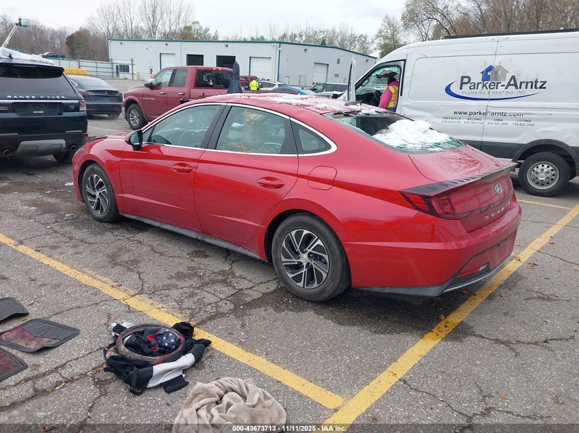 2021 Hyundai Sonata VIN KMHL24JJ4MA035139 IAAI salvage auction — ROOF, Salvage (Indiana), sold $5,625 on 2026-07-13 (photo 3)