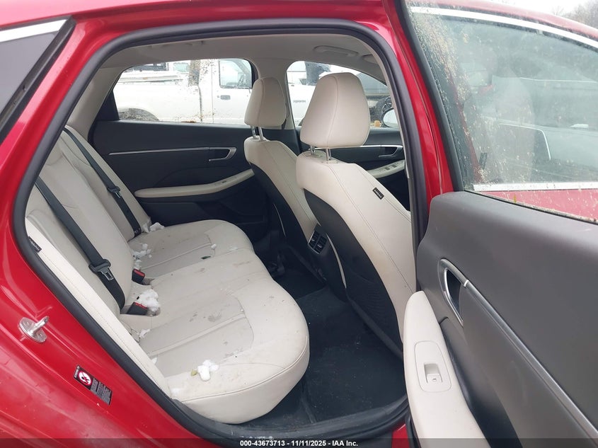 2021 Hyundai Sonata VIN KMHL24JJ4MA035139 IAAI salvage auction — ROOF, Salvage (Indiana), sold $5,625 on 2026-07-13 (photo 8)