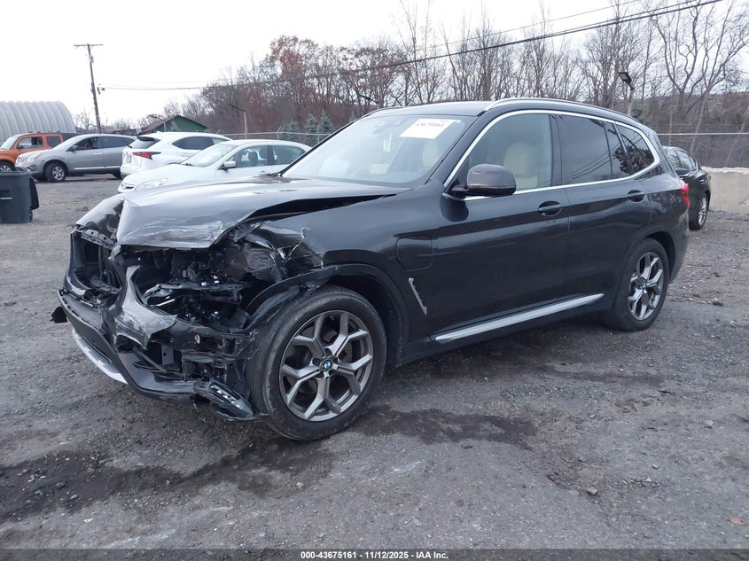 2020 BMW X3 VIN 5UXTS1C02L9D35108 IAAI salvage auction — FRONT END, Clear (New Jersey), sold $12,600 on 2026-07-30 (photo 2)