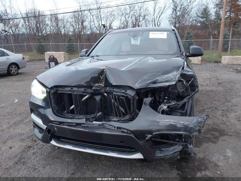 2020 BMW X3 VIN 5UXTS1C02L9D35108 IAAI salvage auction — FRONT END, Clear (New Jersey), sold $12,600 on 2026-07-30 (photo 6)