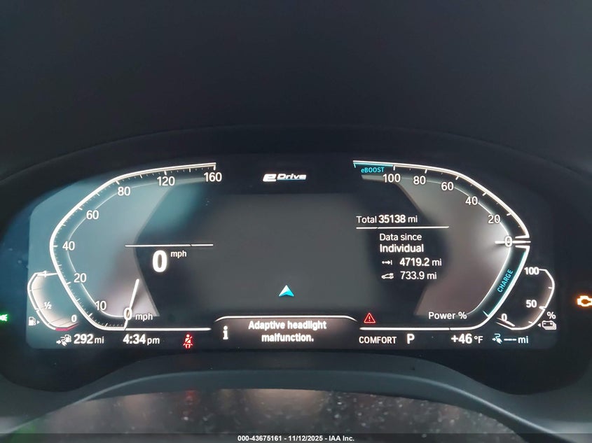 2020 BMW X3 VIN 5UXTS1C02L9D35108 IAAI salvage auction — FRONT END, Clear (New Jersey), sold $12,600 on 2026-07-30 (photo 7)