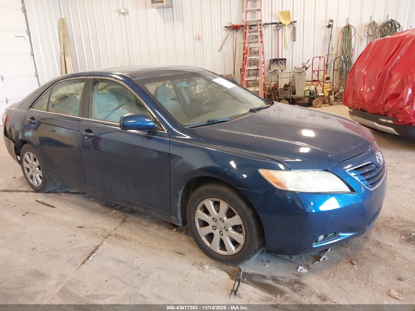 2007 Toyota Camry VIN JTNBE46K173021390 IAAI salvage auction — MECHANICAL, Salvage (Texas), sold $100 on 2026-07-14 (photo 1)
