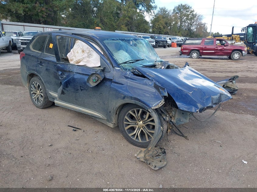 2017 Mitsubishi Outlander VIN JA4AD2A32HZ013248 IAAI salvage auction — ROLLOVER, Salvage Title, sold $100 on 2026-07-16 (photo 1)