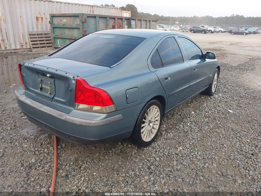 2002 Volvo S60 VIN YV1RS58D822193120 IAAI salvage auction — REAR END, Repossession Paperwork (Georgia), sold $250 on 2026-08-14 (photo 4)