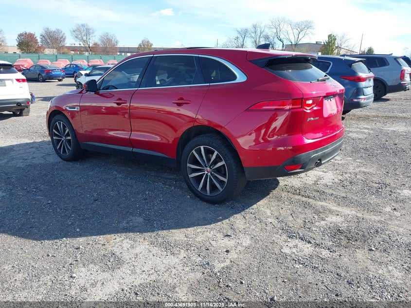 2020 Jaguar F-pace VIN SADCK2FX7LA645318 IAAI salvage auction — FRONT END, Salvage (Pennsylvania), sold $4,800 on 2026-07-31 (photo 3)