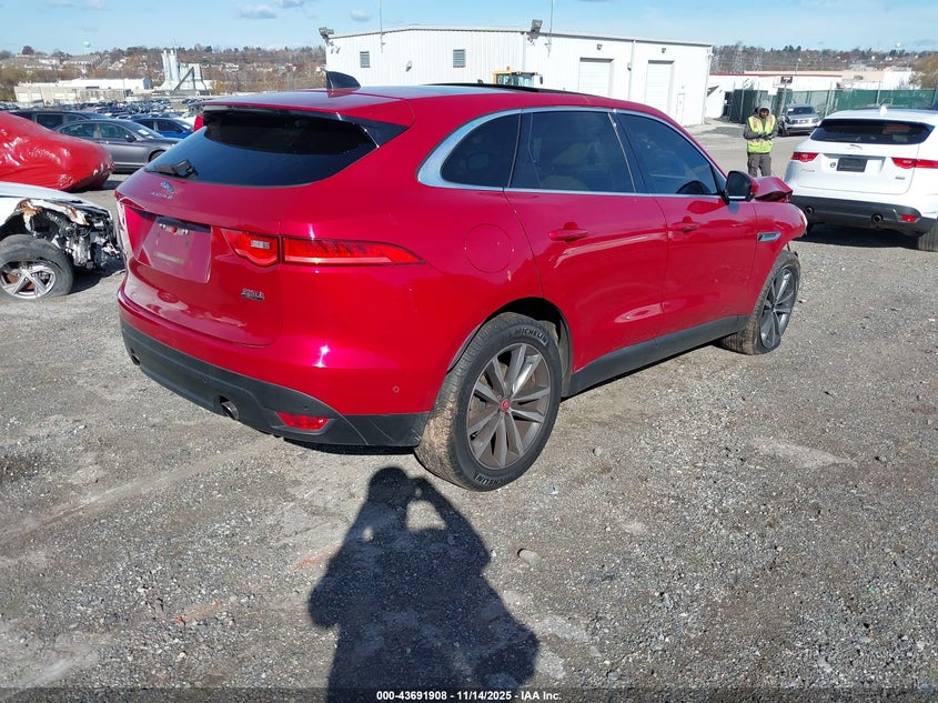 2020 Jaguar F-pace VIN SADCK2FX7LA645318 IAAI salvage auction — FRONT END, Salvage (Pennsylvania), sold $4,800 on 2026-07-31 (photo 4)