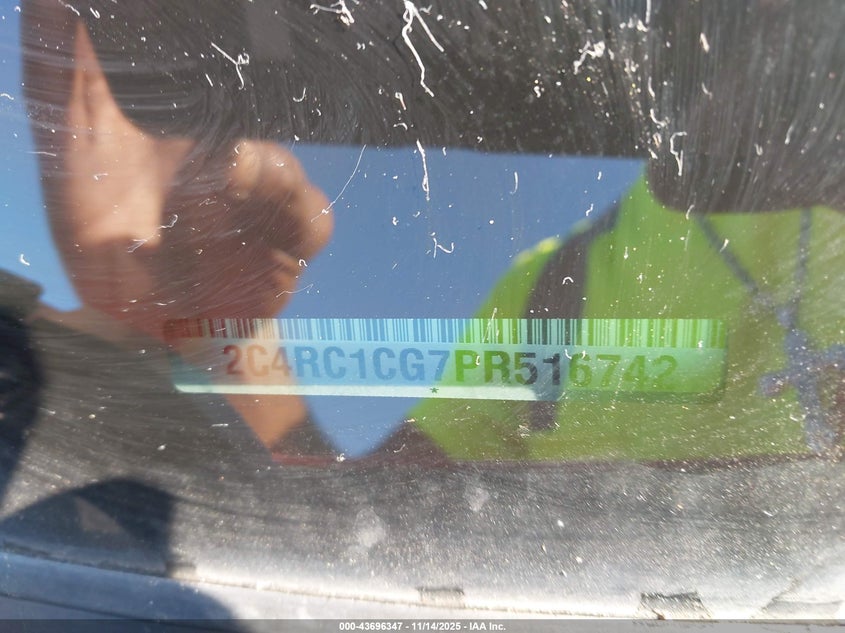 2023 Chrysler Voyager VIN 2C4RC1CG7PR516742 IAAI salvage auction — NORMAL WEAR, Salvage Title, sold $825 on 2026-08-31 (photo 9)