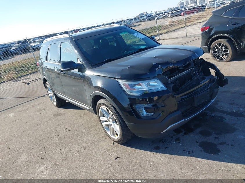2016 Ford Explorer VIN 1FM5K8D88GGC58729 IAAI salvage auction — Front End, Salvage (Minnesota), sold $1,750 on 2026-02-02 (photo 1)