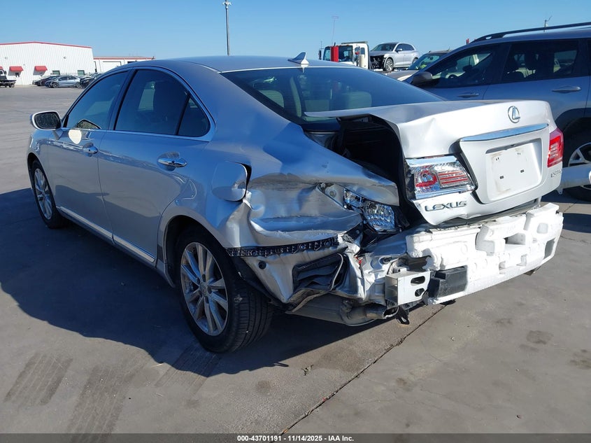 2011 Lexus ES VIN JTHBK1EG8B2461435 IAAI salvage auction — REAR END, Original (Texas), sold $675 on 2026-07-21 (photo 3)
