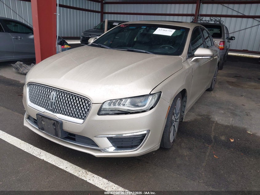 2017 Lincoln Mkz VIN 3LN6L5MU2HR613840 IAAI salvage auction — LEFT FRONT, Salvage (California), sold $2,100 on 2026-07-09 (photo 2)