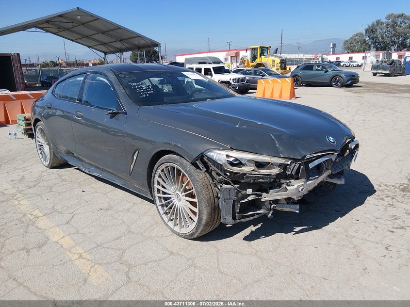 2025 BMW VIN WBAGX0C03SCT87888 IAAI salvage auction — FRONT END, Salvage (California), sold $40,000 on 2026-07-27 (photo 1)
